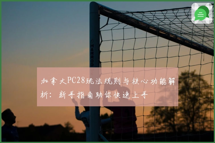 加拿大PC28玩法规则与核心功能解析：新手指南助你快速上手